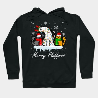 Cat merry fluffmas Hoodie